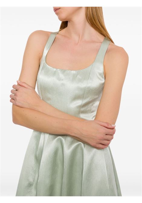 Abito midi in raso argento Philosophy Di Lorenzo Serafini - donna PHILOSOPHY DI LORENZO SERAFINI | 044407230407